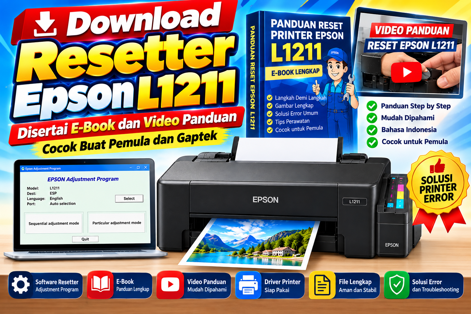 Download Resetter Epson L1211